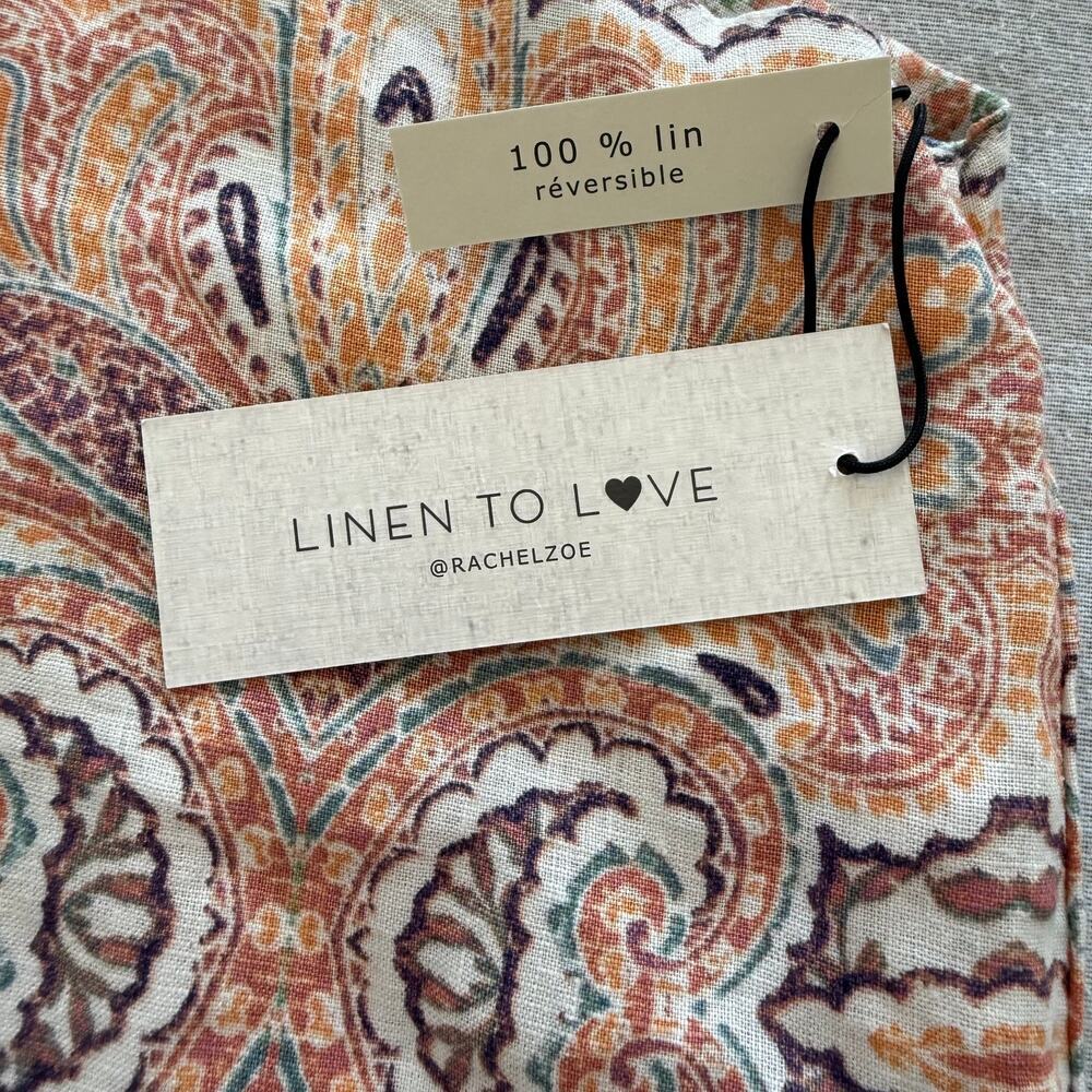Linen Reversible Tank Top | XL | NWT Resort-2 in 1 blouse - Picture 11 of 16